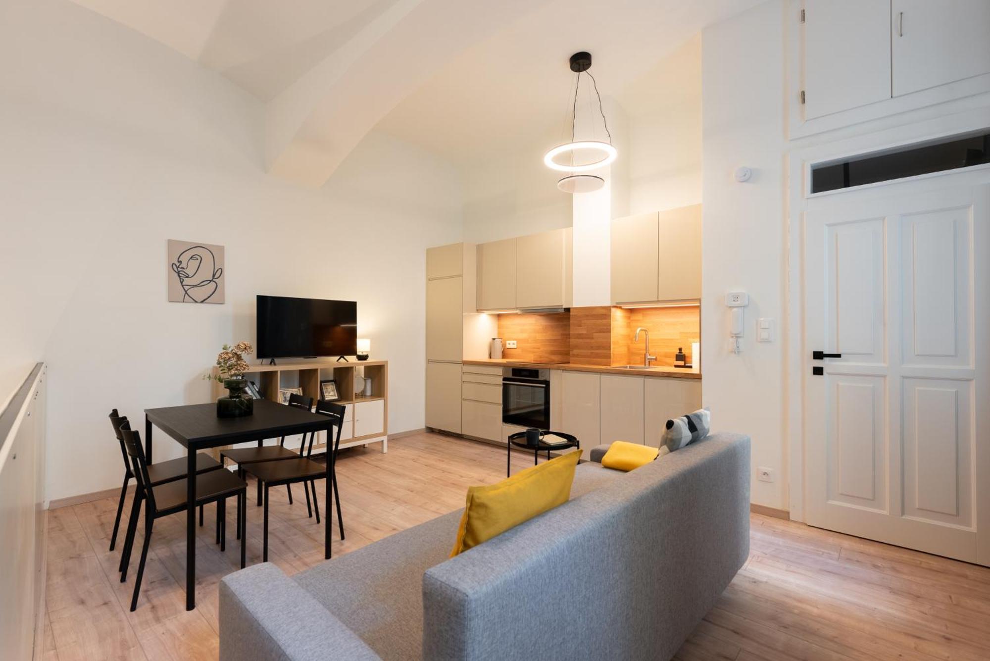 Eclectic And Design Duplex In Prague Lägenhet Exteriör bild